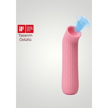 xShopum 12 Fonksiyonlu Usb Şarjlı Klitoral Vakum Vibratörü - Ford Pembe