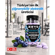 Çiğnenebilir Elektrolit Tablet - Yaban Mersini Aromalı 60 Tablet / 108g