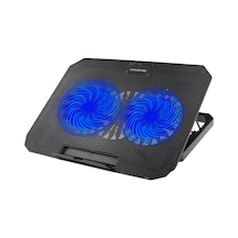 Hnrlıshp Çift Fanlı Laptop Soğutucu Stand 17 İnç Uyumlu 8 Kademeli Ayarlı Usb Girişli