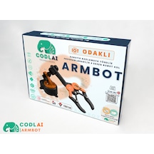 Codlaı Armbot Programlanabilir 4 Eksen Robotik Kol - Mekanik Robotik Kodlama Stem Eğitim Seti