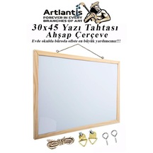 Artlantis Duvara Monte Beyaz Yazı Tahtası 30 x 45 CM