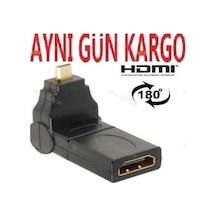 180 270 Derece Dönebilen Micro Hdmi To Hdmi 4670A Adaptör Çeviric