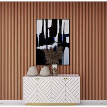 Winpanel Dekoratif Ahşap Duvar Paneli Bambu Rengi 60x240 CM