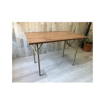 Cappucino Profil Bahçe Balkon Çayseti Masası 90x50cm Orta Sehpa, Yan Sehpa, Sehpa, Masa Ceviz