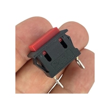 Ic-180k-1 Kırmızı Dikdörtgen Yaylı Plastik Buton 2p Pbs-101