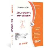 Aöf Acil Durum Ve Afet Yönetimi 2.Sınıf 3.Dön Güz