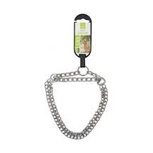 Nunbell İki Sıra Zincir Köpek Boyun Tasması 2 MM Gri