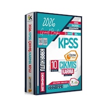 İnformal Yayınları 2026 Kpss Lisans Genel Kültür Genel Yetenek Ösym Çıkmış Karma Karakutu 10 Lu Deneme