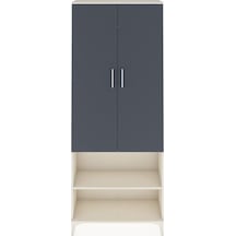 Arges Dolap 3 Raflı 2 Kapaklı Tek Askılı 88x30x221 Aytaşı-ant... Aytaşı