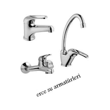 Banyo Lavabo Ve Evye Bataryası Krom