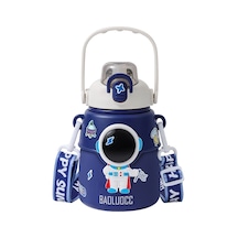 Açık Çelik Astronot Çocuklar Bardağı - Pembe