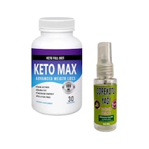 Keto Max Dstklyci Ürün 30lu X 1 Adet + Erotikmasaj Yağı 30 Ml