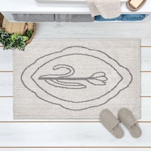 Soft Tulip Banyo Paspası - Ekru - 50x80 Cm Renkli