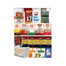 Ramazan Paketi Kumanya Yardım Gıda Erzak Kolisi 18 Parça Ürün Ekonomik Paket
