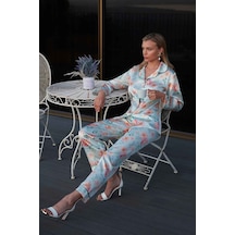 Nurteks 5654 Kadın Saten Pijama Takım-mint Ten Rengi Nurteks 5654 Kadın Saten Pijama Takım-mint Ten Rengi