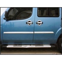 Fiat Doblo 2000-2001-2002-2003-2004-2005 Krom Yan Kapı Çıtası 4 Kapı Paslanmaz Çelik