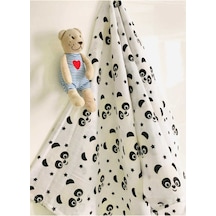 Panda 110X110 Çok Amaçlı Müslin Örtü Çok Renkli