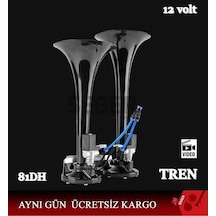 Tren - Ağır Vasıta Kornası 12Volt Seger 81Dh Havalı Turbo
