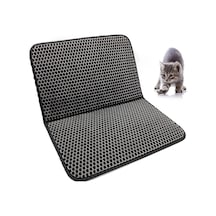 Mufunye Kedi Kumu Matı Çift Katmanlı Kaymaz Yıkanabilir