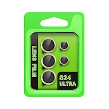 Samsung Galaxy S24 Ultra Raze Metal Kamera Lens - Sarı -