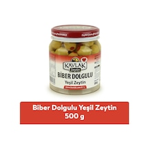 Biber Dolgulu Yeşil Zeytin 500 Gr