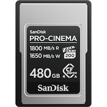Sandisk 480gb Pro-cinema Cfexpress Type-a Hafıza Kartı