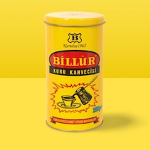 Billur Kahve Metal Silindir Kutu Billur Kahve 250gr. Türk Kahvesi