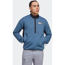 Adidas Terrex Utilitas Erkek Mavi Sweatshirt Hn5269