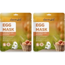 Yumurta Maskesi Aknejenik Ve Yağlı Ciltler İçin 20 Gr 2li Paket
