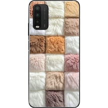 Redmi 9t Uyumlu Pofuduk Desenler Baskılı Silikon Kılıf Renkli