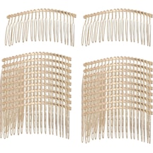Suntek 20x Gelin Saç Tarak Klip Kadın Kızlar Için Altın