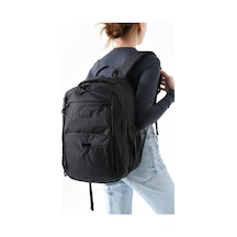 Baginn Unisex Sırt Çantası Paraşüt Kumaş Hafif Çok Cepli Yağmur İtici Kumaş 42 28 Cm 571 Collection Siyah