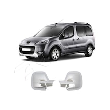 Citroen Berlingo 3 Uyumlu 2009-2023 Ayna Kapağı 2 Parça Abs Krom Kaplama