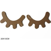 Kirpik Takım Ahşap Obje 18 Mm K313