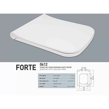 Nkp Forte Duroplast Yavaş Kapanan Klozet Kapağı - Nkp0412