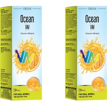 Ocean Vm Vitamin Mineral Portakal Aromalı Şurup 2 x 150 ML