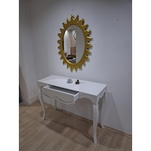 Dresuar Cnc Çökertme 90670 Model Güneş Gold Renk Ayna Lake Beyaz Tabla Kayn Aslan Ayak Beyaz - Gold Dresuar Cnc Çökertme 90670 Model Güneş Gold Renk Ayna Lake Beyaz Tabla Kayn Aslan Ayak Beyaz - Gold
