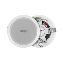 Magicvoice Tpı-350 5 İnç 13.5 Cm Hat Trafolu Alçıpan Asma Tavan Tipi Hoparlör Mağaza Kolon 6w Rms Mp3 Usb Uyumlu Beyaz