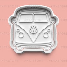Wolkswagen Vw1 Klasik Kurabiye Kalıbı Ve Şeker Hamuru Kalıbı