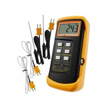 Mufunye 1300 C Termokupl Sensörlü K Tipi Termometre 4 Termokupllu C, F Ve K Kablolu Ve Paslanmaz Çelik