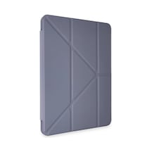 Huawei Honor Pad V9 Kılıf Kalemlikli Mars Tablet Kılıfı - Lavender Arka Kapak