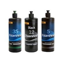 Mirka 35 Kalın Pasta 12 Siyah İnce 5 Hare  Set 1 Lt