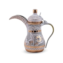 1,2 Mm Kalın Gülçiçek Bakır Mırra Cezve 900 Ml