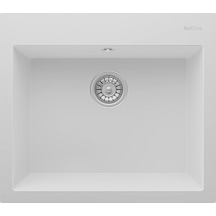 Real Stone K02 Dıdyma 60 Beyaz Granit Eviye