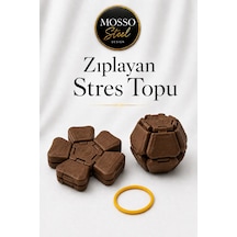 Zıplayan Stres Topu Clicker Stres Topu Lastik Mekanizmalı 3d Baskı Mekanik Fidget Oyuncak Ms-4