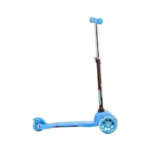 Mey İthalat Twist Işıklı Scooter Mavi 40 Kg Kadar