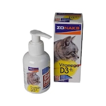 Zonaks Vitamega D3 Plus Cat Food Kedi Vitamini 100 ML