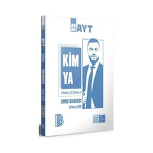 2026 Yks Ayt Kimya Soru Bankası Çözümlü - Görkem Şahin Benim Hoca