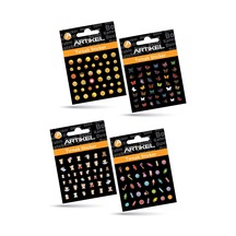 Artikel 4'lü Tırnak Sticker Seti-2  Nail Sticker Nail Art Tırnak Sticker