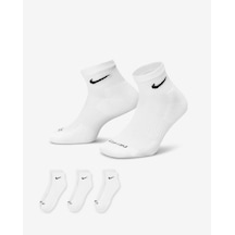 Nike Everyday Plus Destekli Antrenman Bilek Çorapları 3 Çift Beyaz Sx6890-100